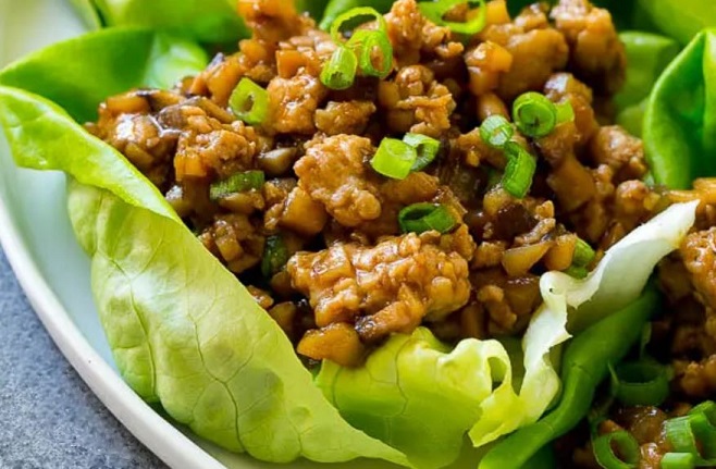 Hoisin Chicken Lettuce Wraps