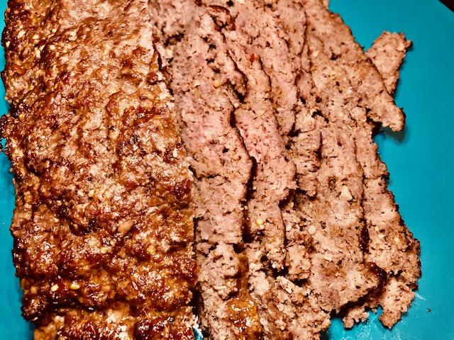 Thinly sliced Donair meat