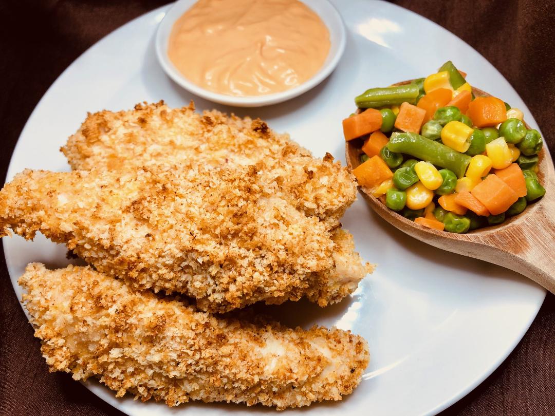 Crispy Baked Chicken Fingers