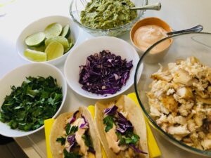 Fish Tacos and Fixings